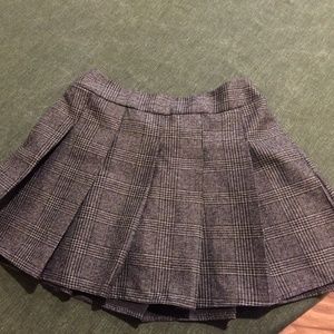 Plaid Mini Skirt